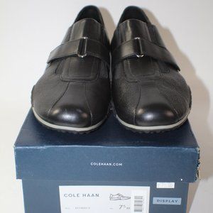 Cole Haan Air Estadio Strap II Black Grey Men's Shoes Size 7.5M C22769